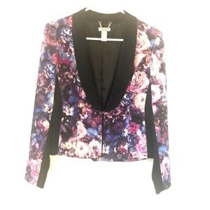 Caché Floral Blazer